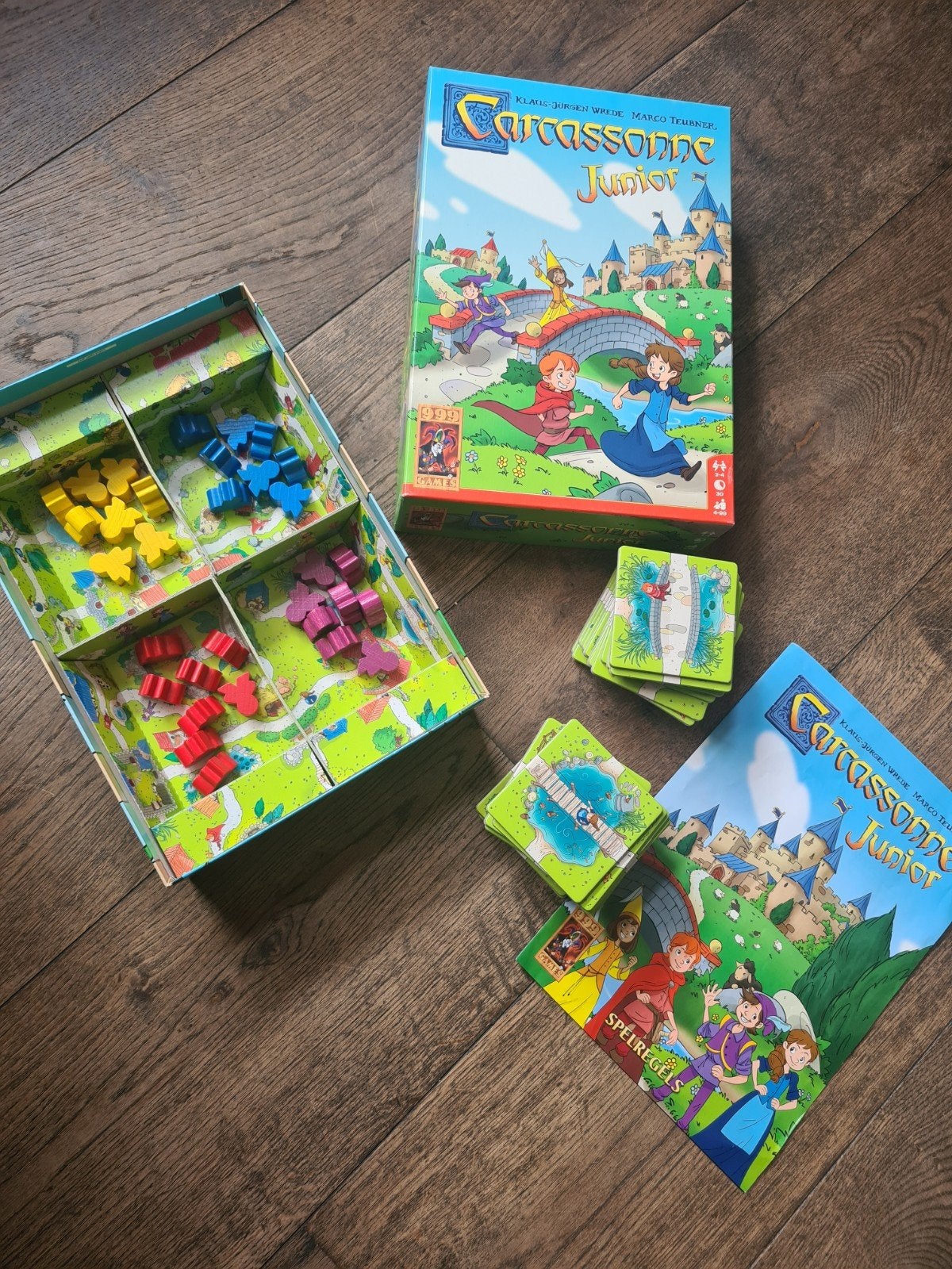 Carcassonne Junior bordspel - Zo goed als nieuw, Ophalen of Verzenden, Zo goed als nieuw, 999 Games