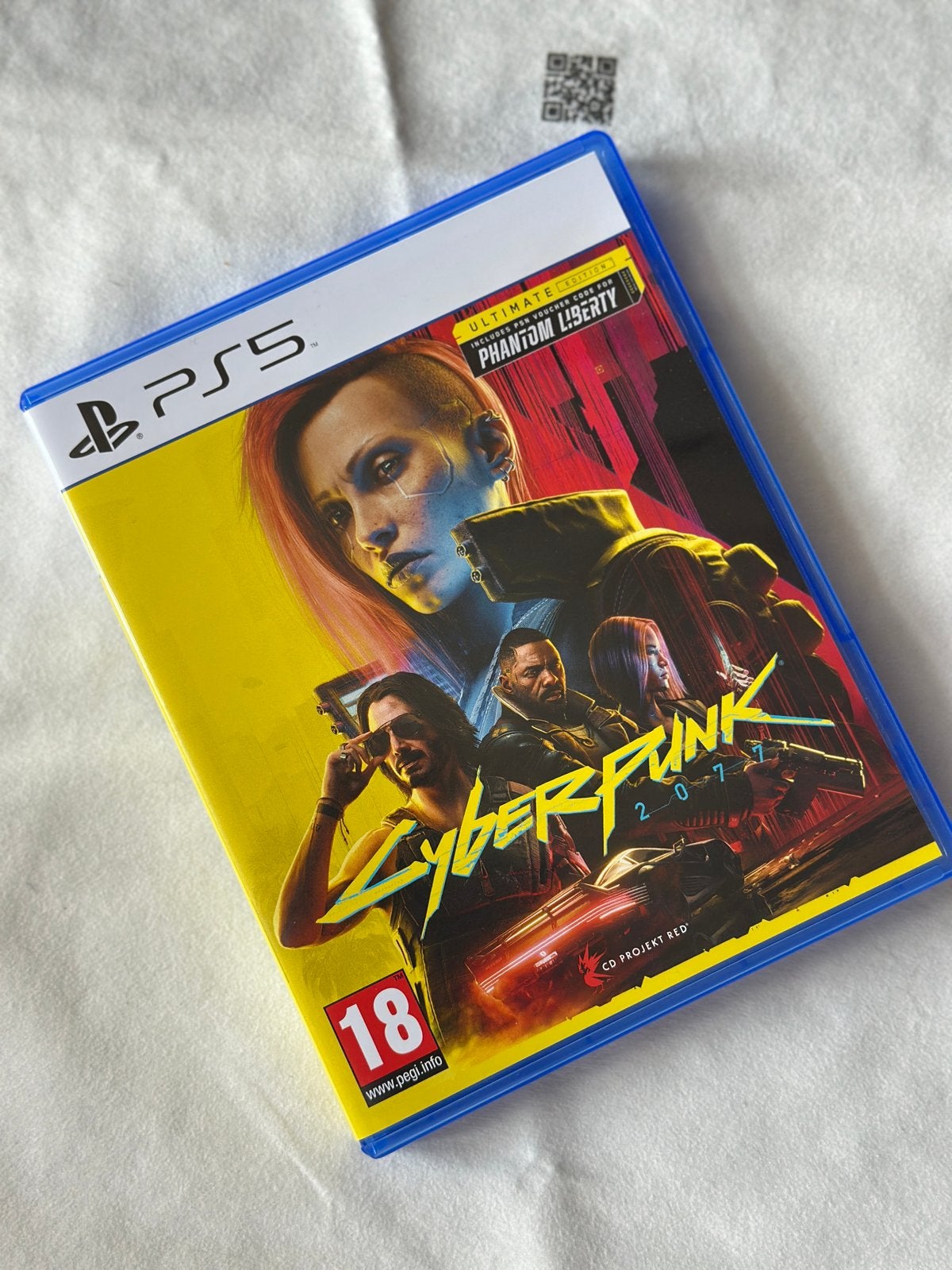 PS5 Cyberpunk 2077 Ultimate Edition + Phantom Liberty DLC ZG, Vanaf 18 jaar, 1 speler, Ophalen of Verzenden, Zo goed als nieuw