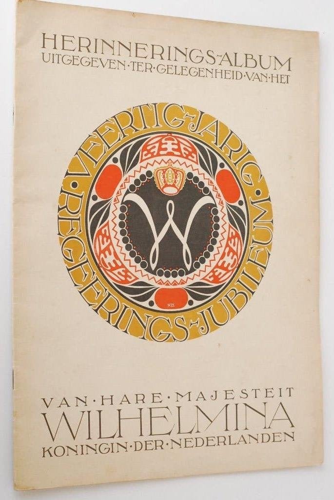 Herinneringsalbum Koningin Wilhelmina (1938), Verzamelen, Drukkerij De Spaarnestad, Verzenden, Zo goed als nieuw, Haarlem