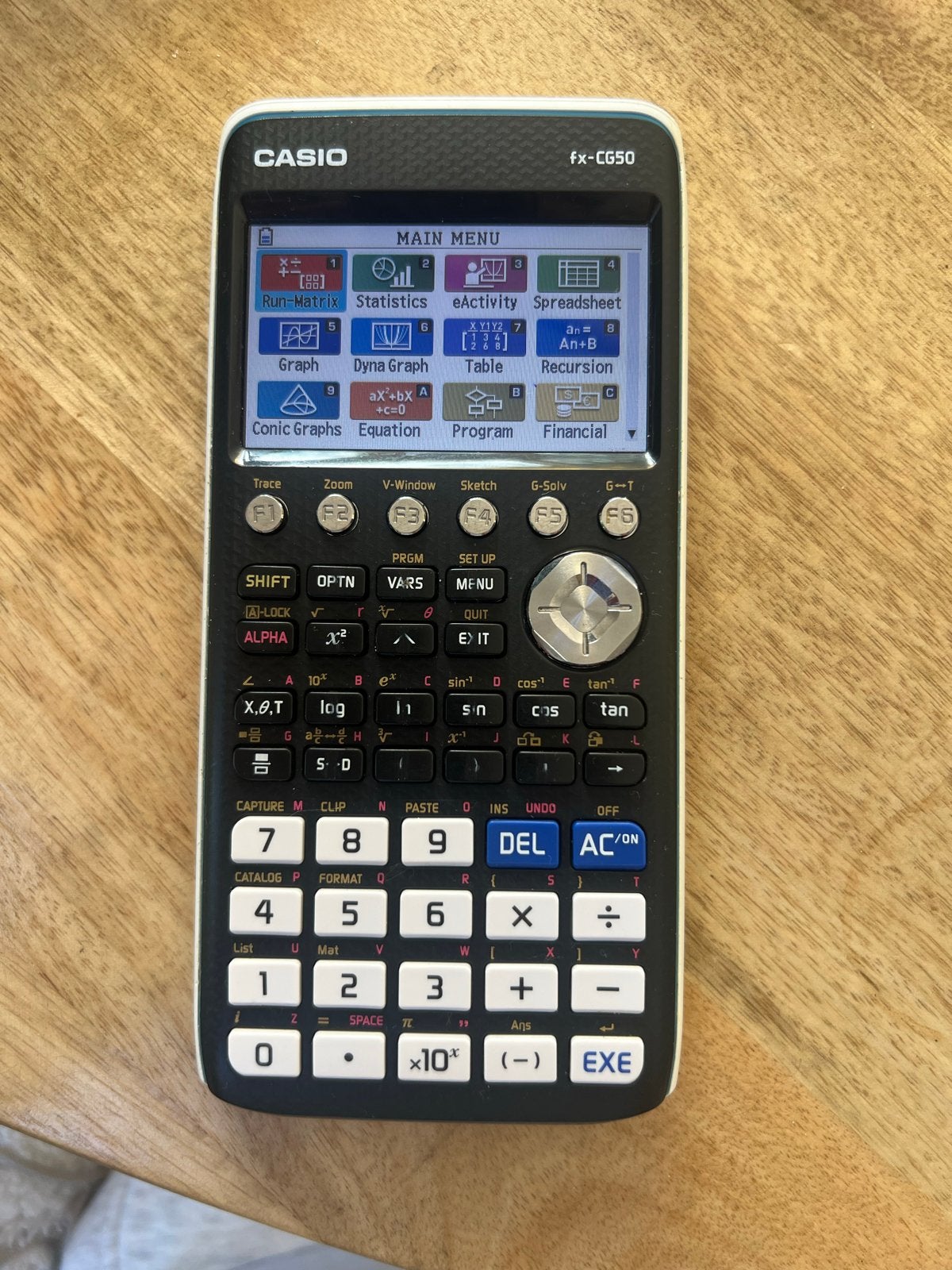 Casio fx-CG50 Grafische Rekenmachine, Ophalen of Verzenden, Grafische rekenmachine, Gebruikt