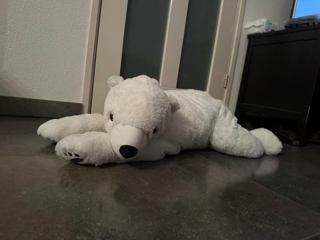 Schattige ijsbeer knuffel, Kinderen en Baby's, Speelgoed | Knuffels en Pluche, Ophalen of Verzenden, Zo goed als nieuw, Overige typen