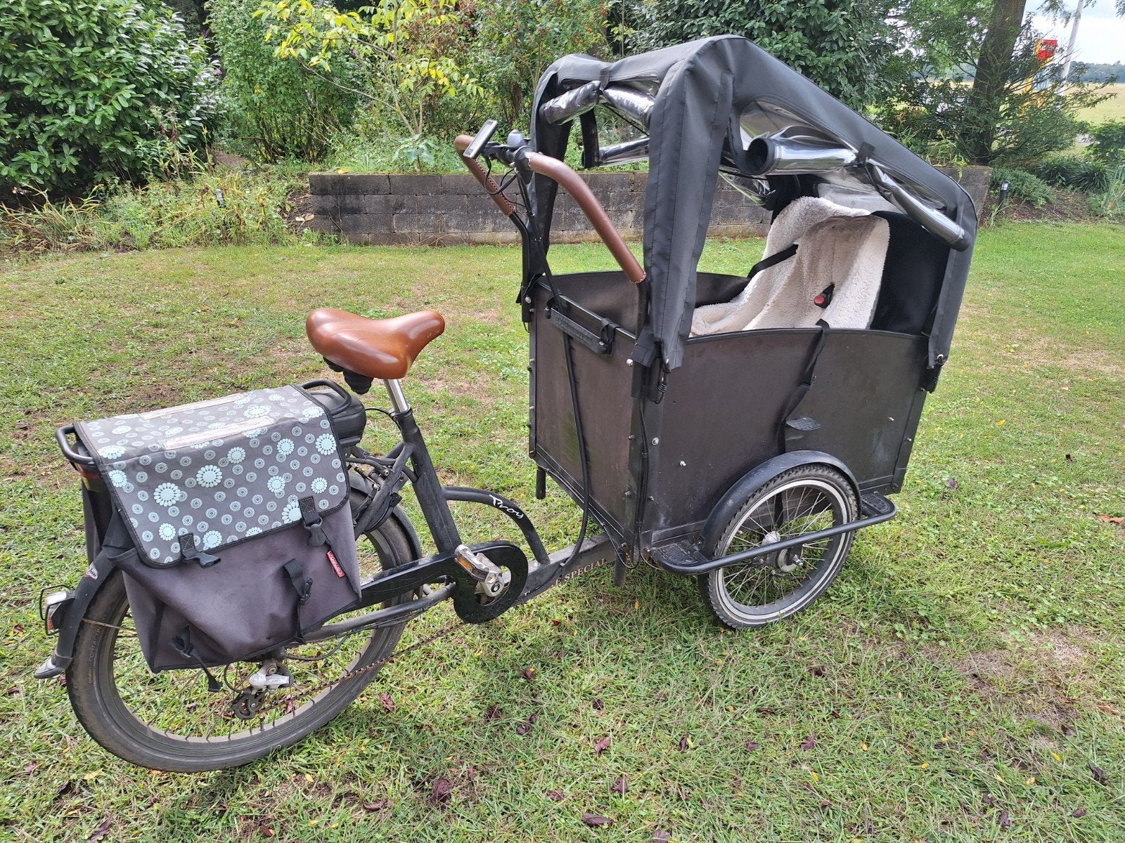 Troy Bakfiets - Ideaal voor gezinnen, 4 kinderen of meer, Gebruikt, Huif, Ophalen