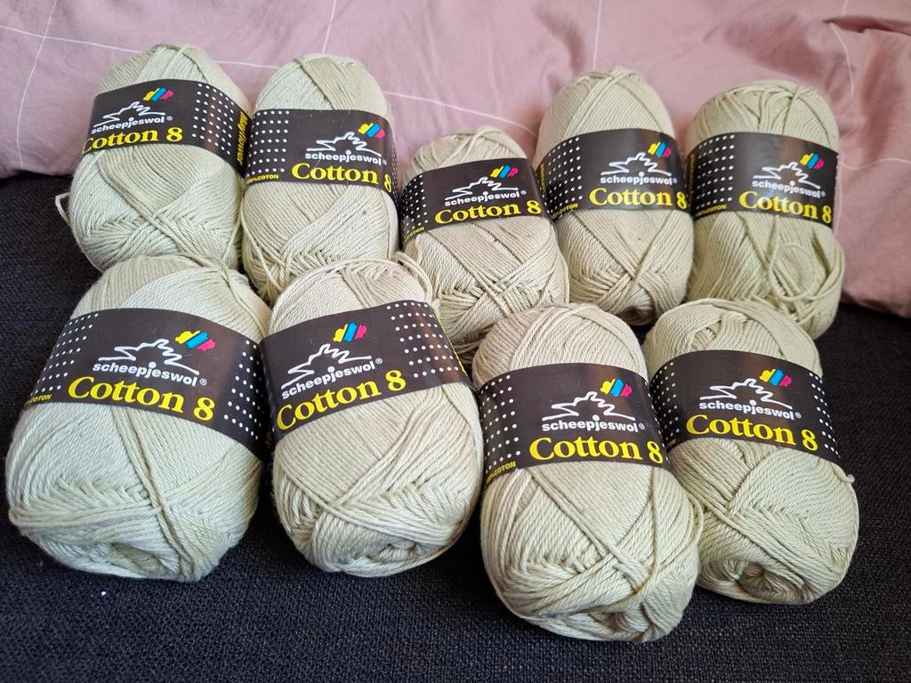 Scheepjeswol cotton 8, Ophalen of Verzenden, Nieuw, Breien of Haken, Wol of Garen