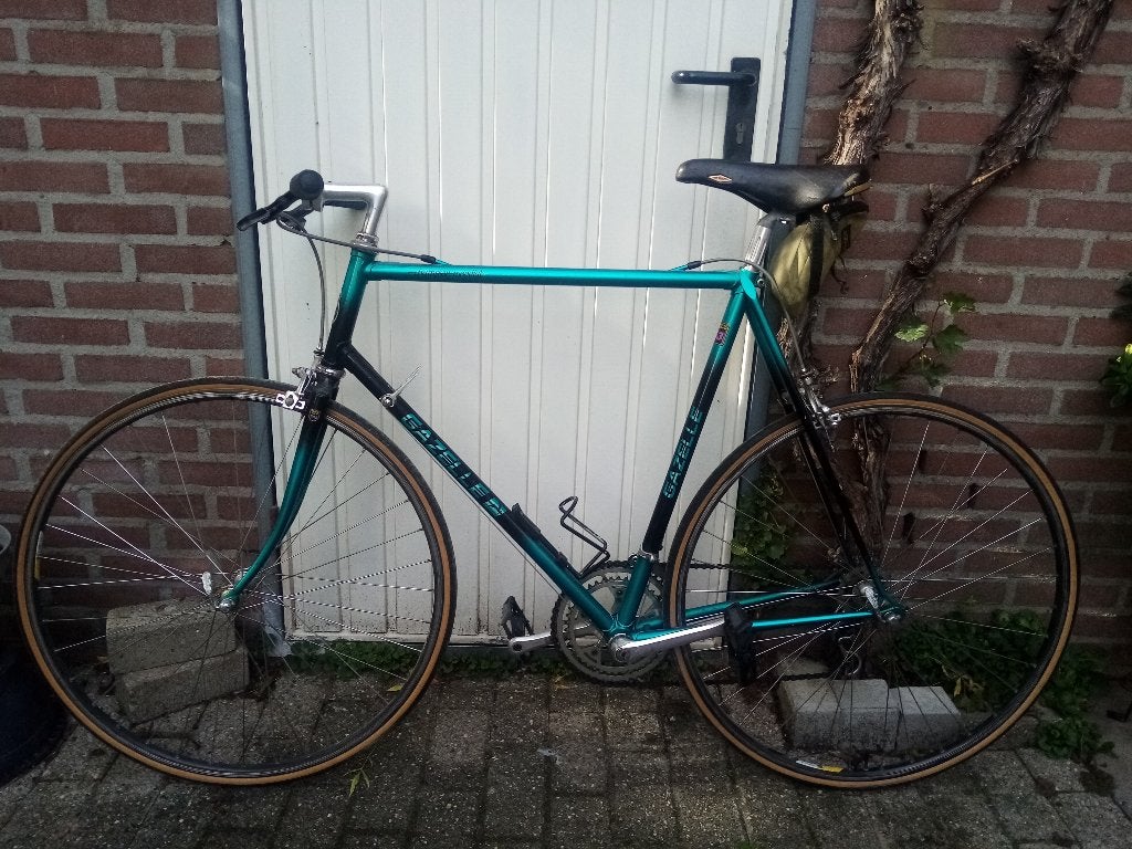 Gazelle racefiets, Gebruikt, 10 tot 15 versnellingen, Velgrem, Aluminium