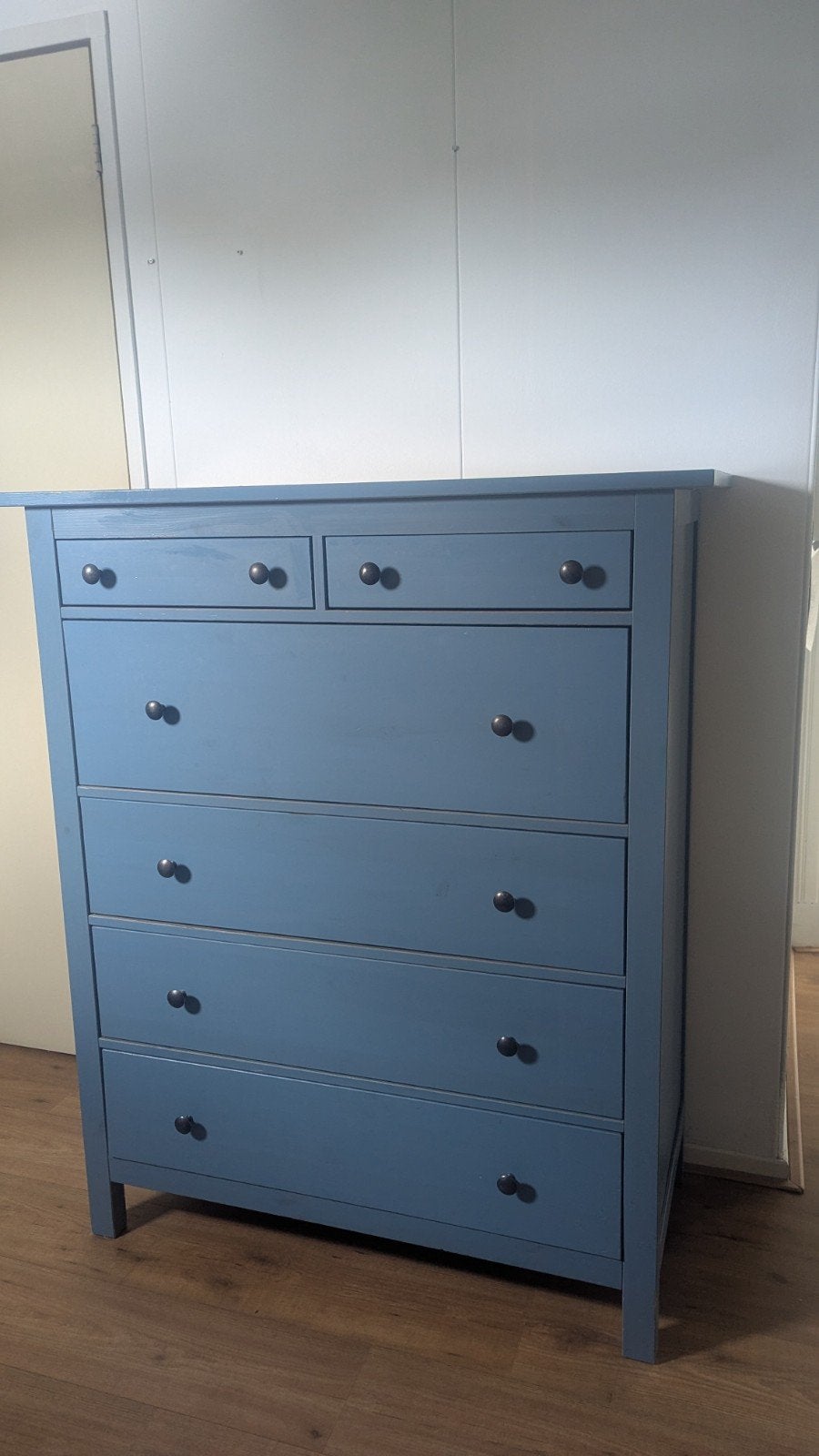 HEMNES ladekast lichtblauw (6 laden), Huis en Inrichting, Modern, Klassiek, Gebruikt, 5 laden of meer, 100 tot 150 cm