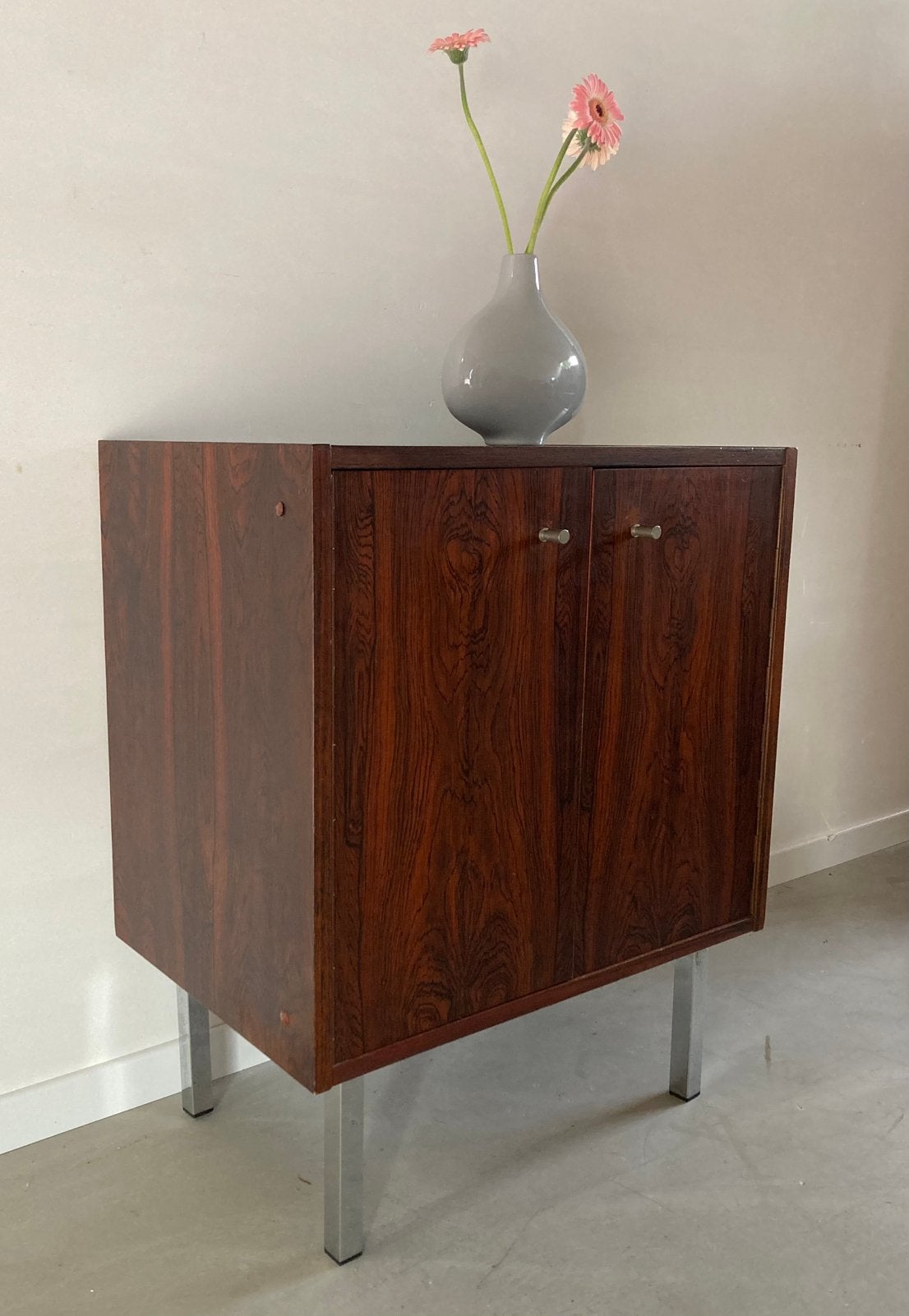 Midcentury vintage palissander kastje, Huis en Inrichting, Kasten | Ladekasten, Ophalen, Gebruikt, Teakhout, 50 tot 100 cm