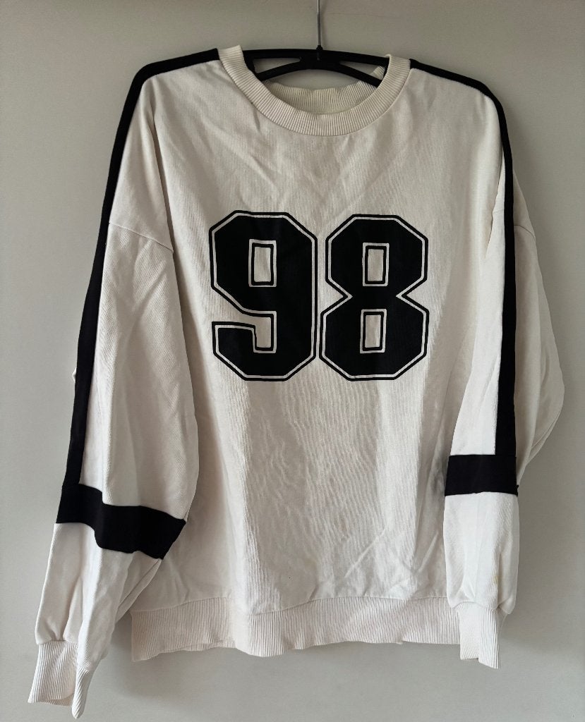 Most Wanted shirt lange mouw S/M, Kleding | Dames, T-shirts, Verzenden, Wit, Zo goed als nieuw, Maat 36 (S)