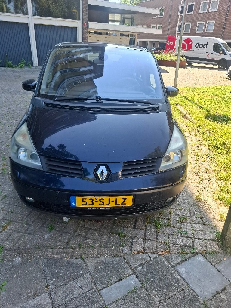 Renault Grand Espace 2.0 16V Turbo 125KW Auth AUT E4 2006, Auto's, 1998 cc, 4 cilinders, 2000 kg, Blauw