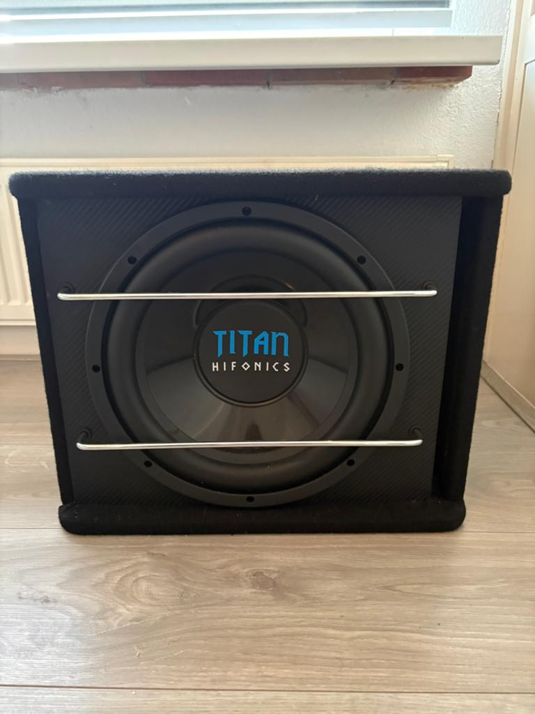 Hifonics Titan TSA 300R Subwoofer - 300W RMS, Ophalen, Zo goed als nieuw