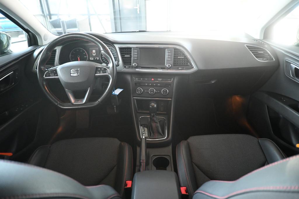 SEAT Leon 1.4 EcoTSI FR Connect Automaat Clima Navigatie LED, Auto's, Stof, Gebruikt, 4 cilinders, Leon