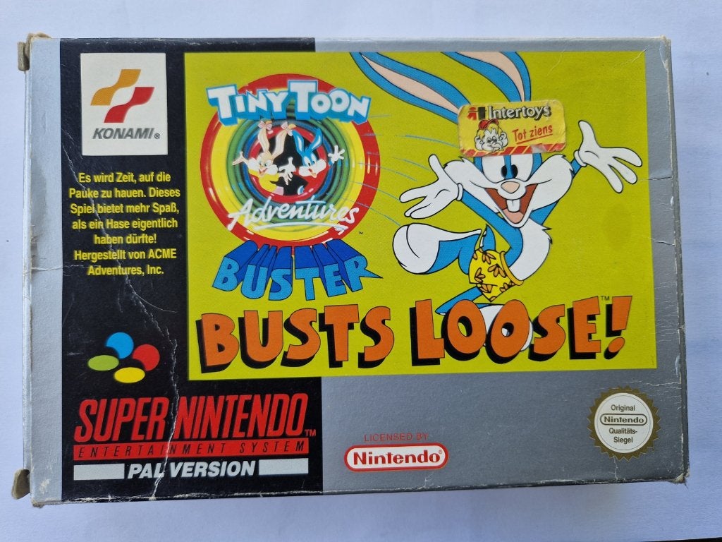 tiny toon adventures BUSTER BUSTS LOOSE!, Avontuur en Actie, Gebruikt, 1 speler, Ophalen of Verzenden