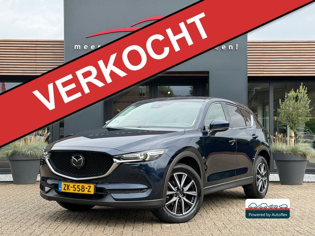 Mazda CX-5 SkyActiv-G 165 GT-M | HUD | ACC | Elektrische Sto, Auto's, Euro 6, 4 cilinders, Blauw, Handgeschakeld