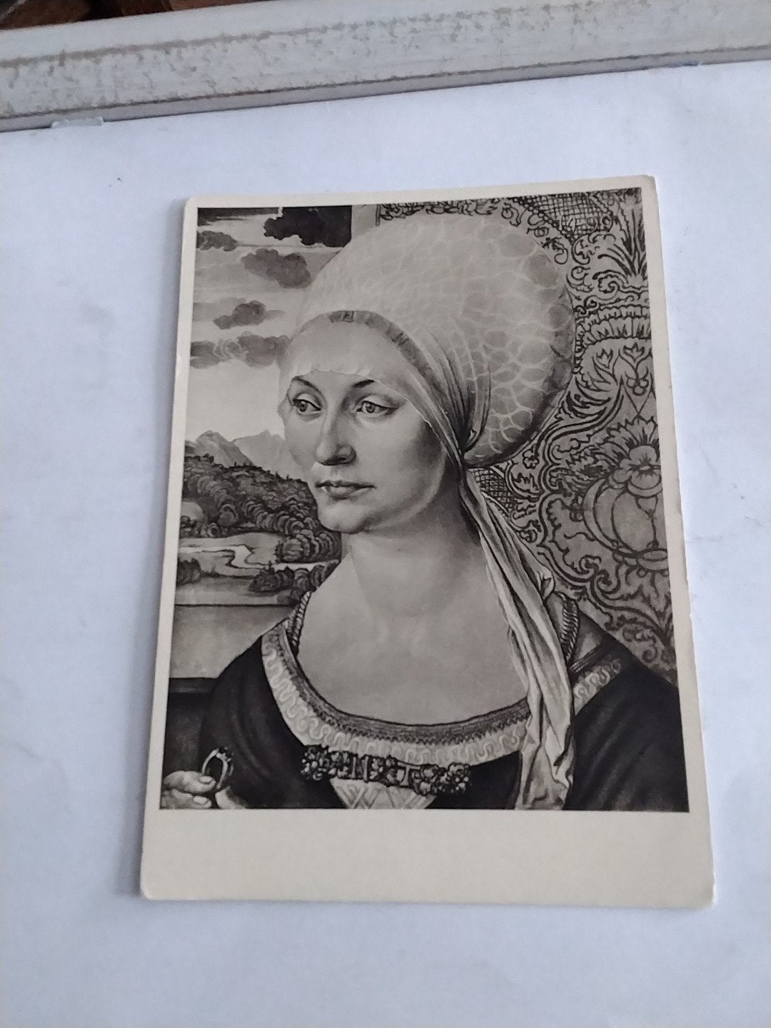 Oude Ansichtkaart Albrecht Dürer Elisabeth Tucher, Ophalen of Verzenden, Voor 1920, Ongelopen