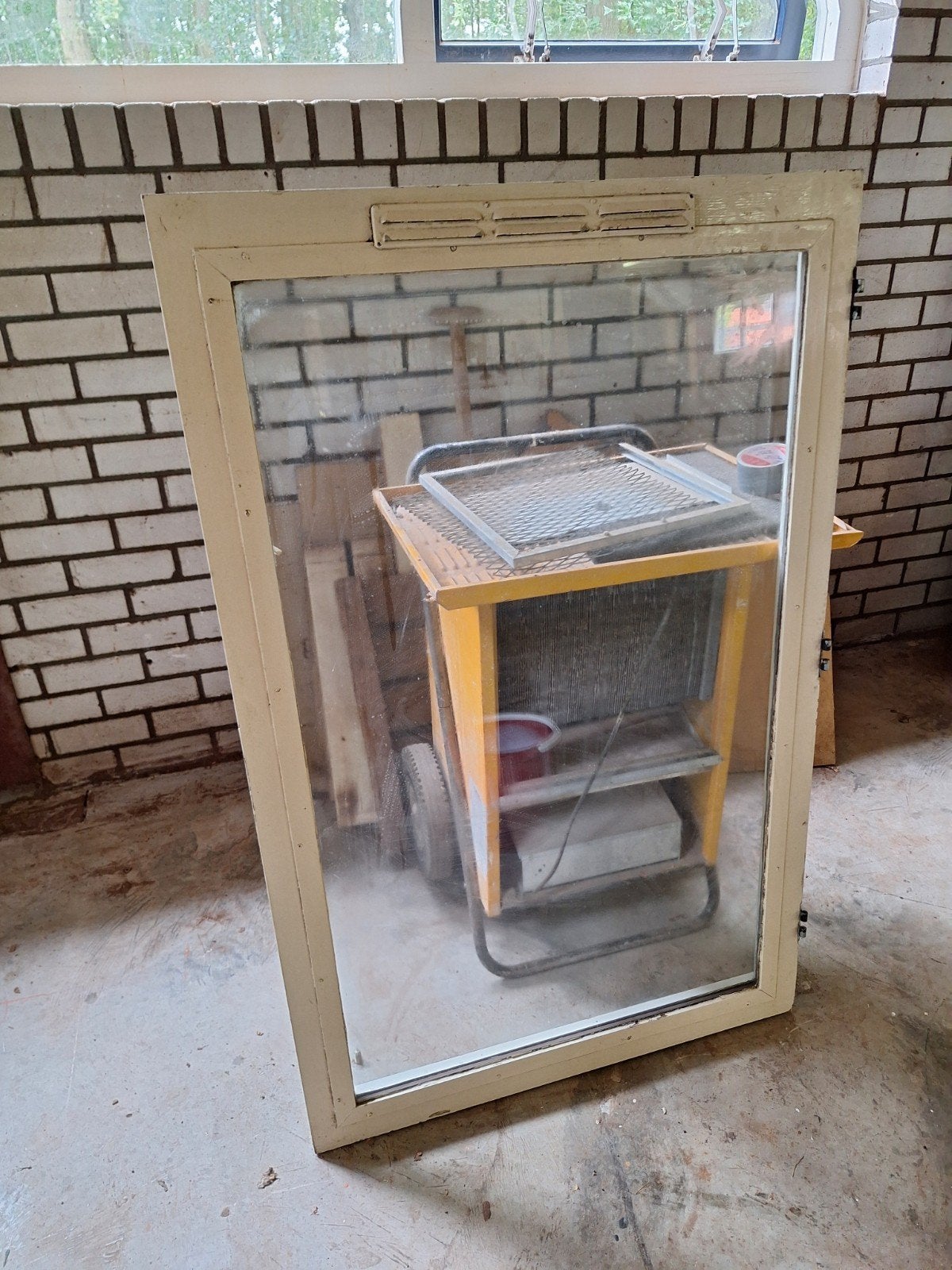 Raam met ruit., Doe-het-zelf en Verbouw, Glas en Ramen, Ophalen, Gevelraam of Ruit, Gebruikt, 80 tot 120 cm