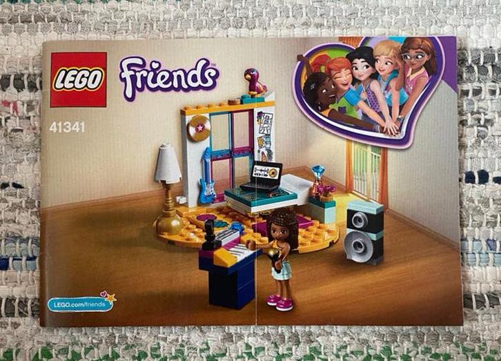 Lego Friends: Andrea’s slaapkamer, Lego, Friends, Ophalen of Verzenden, Complete set
