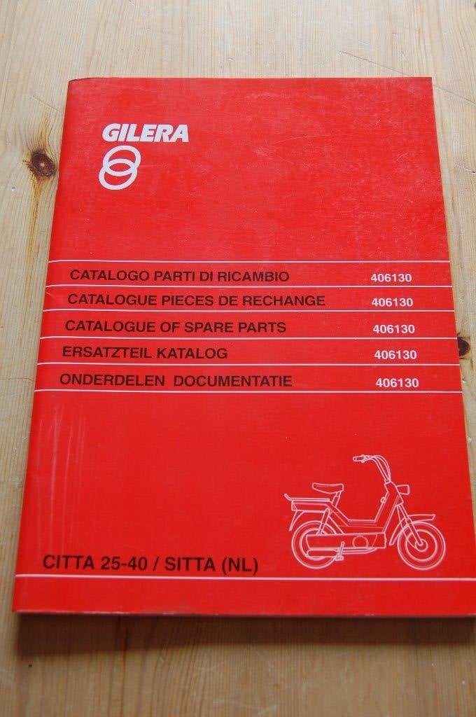 Gilera Citta 25-40 / Sitta NL onderdelenboek, Ophalen of Verzenden, Zo goed als nieuw