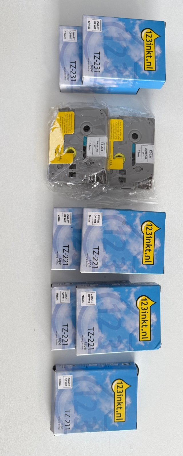 Diverse label cartridges labelprinter brother, Computers en Software, Printerbenodigdheden, Verzenden, Nieuw, Cartridge