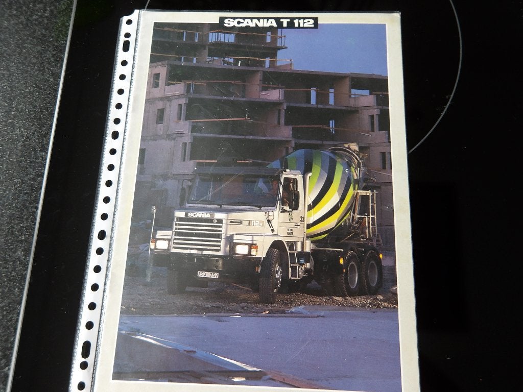 Scania T 112 Vrachtwagen Folder, Ophalen of Verzenden, Zo goed als nieuw, Algemeen