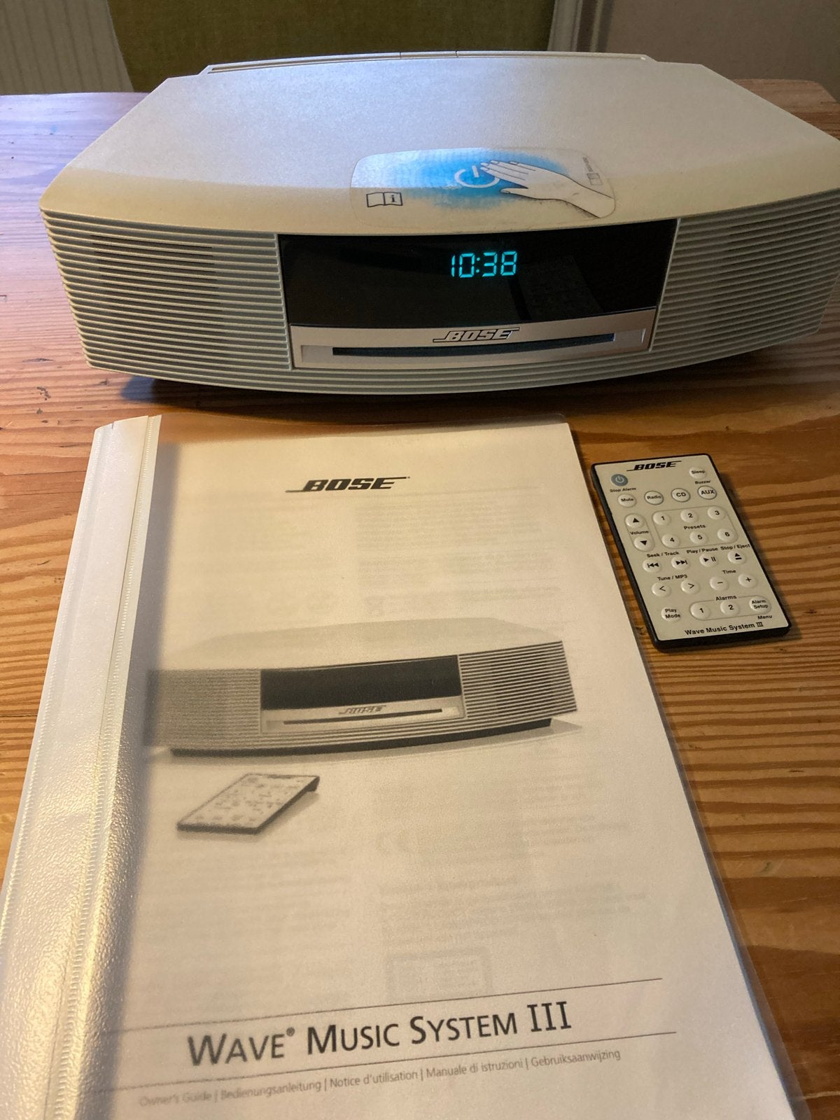 BOSE Wave Music System III - Als nieuw- DAB/CD/AUX/wekker, Overige merken, Ophalen of Verzenden, Zo goed als nieuw, Microset