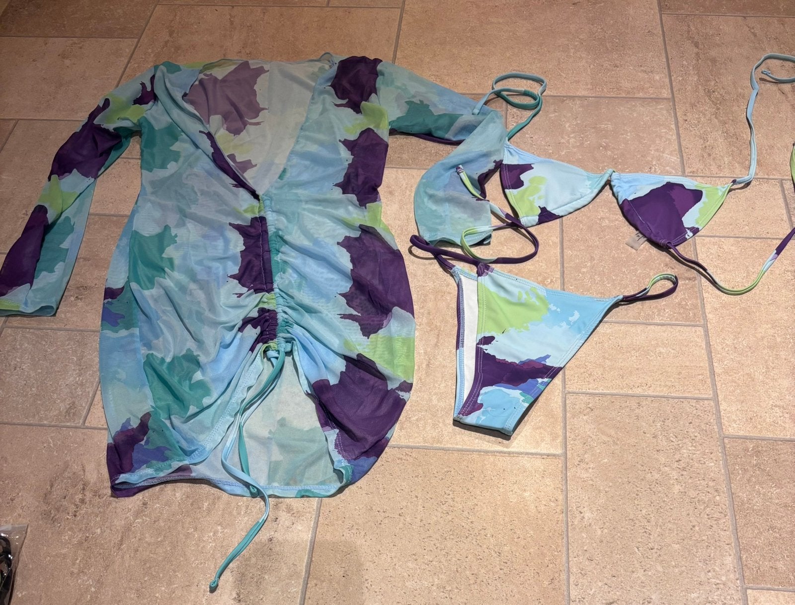 Shein bikini met jurkje nieuw maat m, Nieuw, Mo, Mi, Bikini