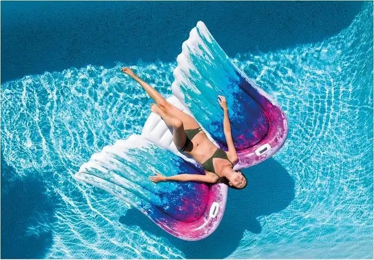 Intex Angel Wings Luchtbed XXL 251x160 cm Nieuw, Ophalen of Verzenden, Nieuw