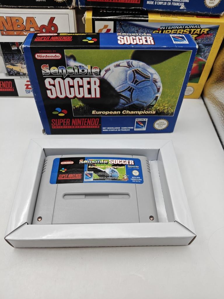 Partij SNES games boxed, ., Ophalen of Verzenden, Zo goed als nieuw, .