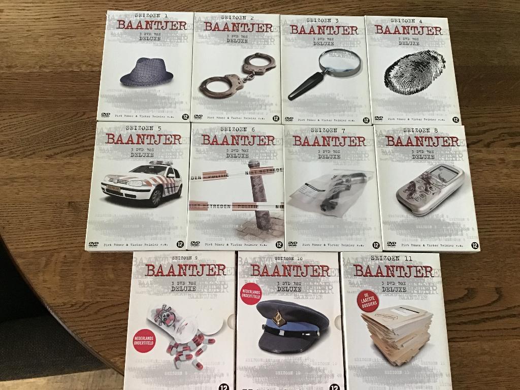 Complete serie dvd baantjer, Ophalen, Boxset, Zo goed als nieuw, Vanaf 12 jaar