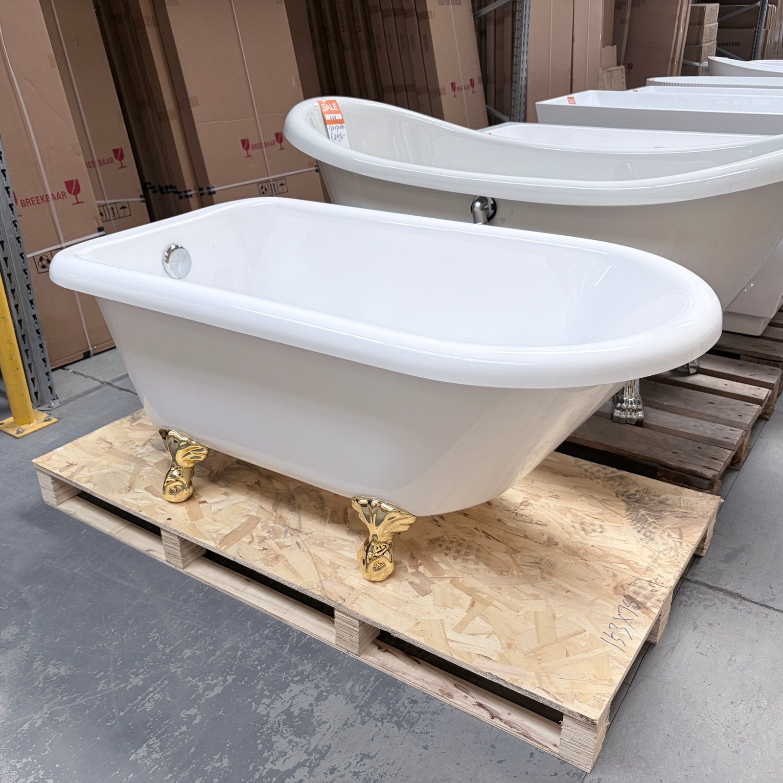 MEGA Deal Ligbad Vrijstaand 150cm – Nieuw Bad nr404