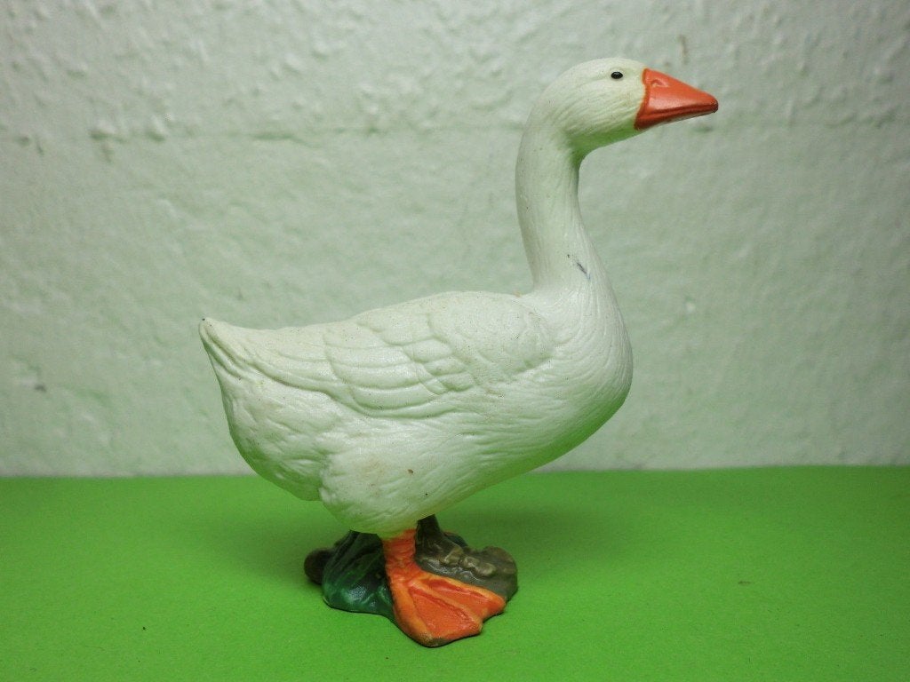 Schleich 13129 gans, dierfiguur, Verzenden, Gebruikt, Boerderijdier, Beeldje of Figuurtje