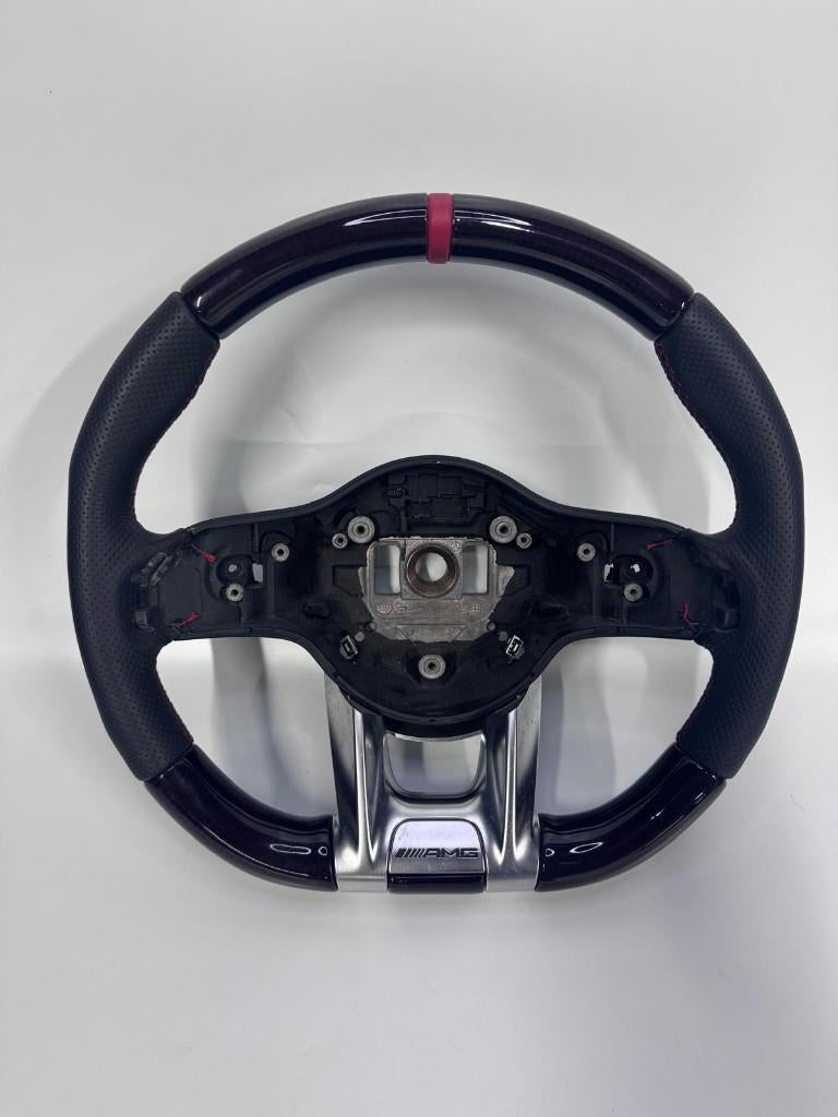 Mercedes AMG Carbon Sportstuur – Rode 12u Markering, Auto-onderdelen, Besturing, Ophalen of Verzenden, Nieuw, Mercedes-Benz