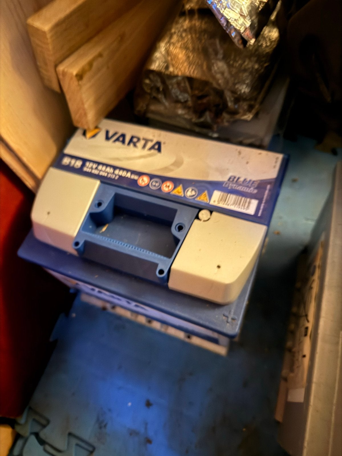 Varta B18 12V 44Ah 440A accu - Gebruikt, Ophalen, Gebruikt