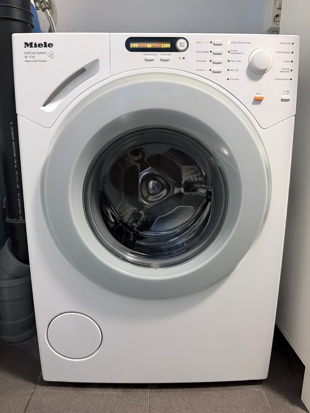 Miele Softcare W 1712, Ophalen, Gebruikt, Minder dan 85 cm, Voorlader