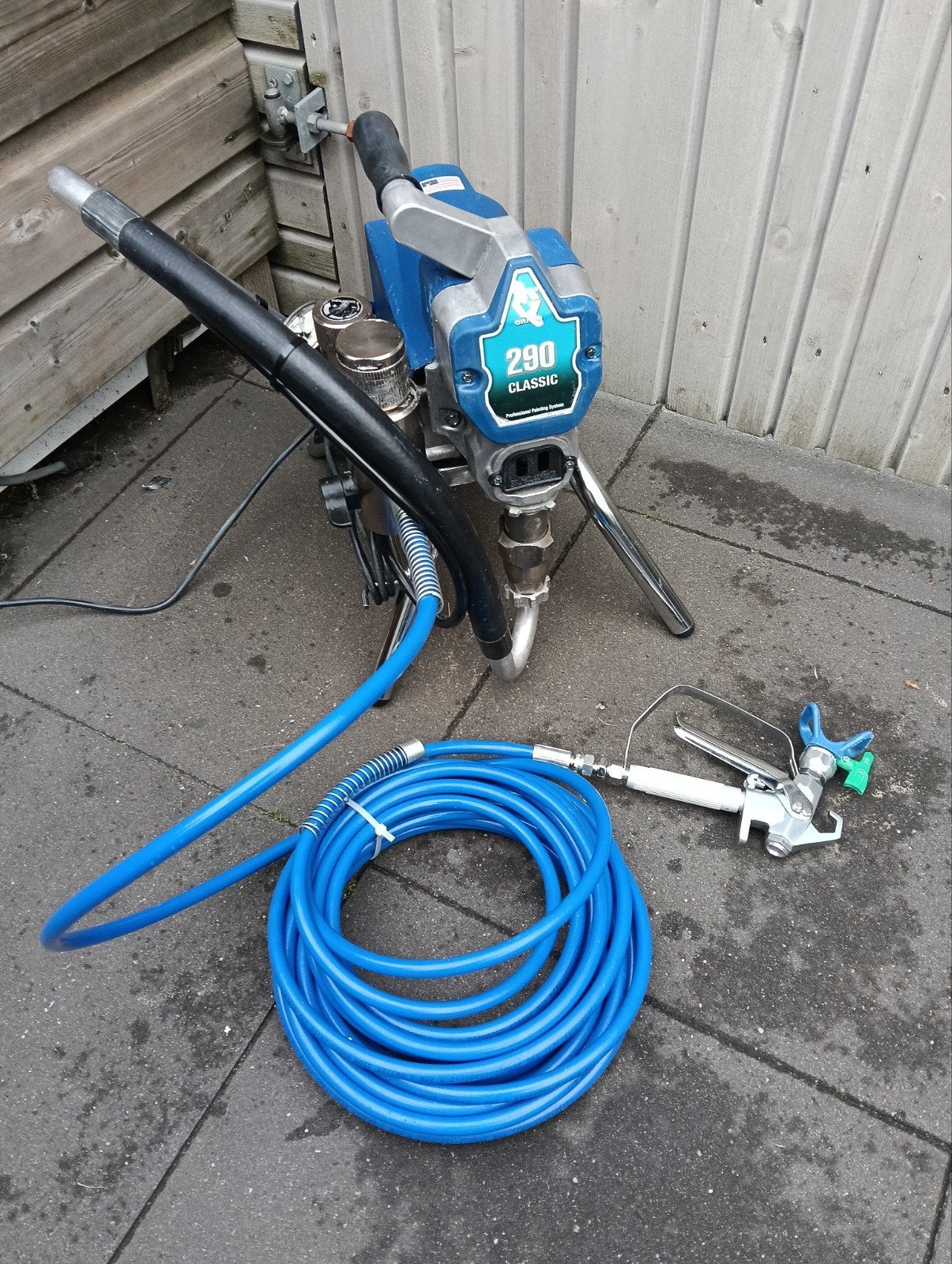 Graco 290 Classic verfspuit Airless, Doe-het-zelf en Verbouw, Schildersmaterialen, Ophalen, Gebruikt, Verfspuit of Verfpomp