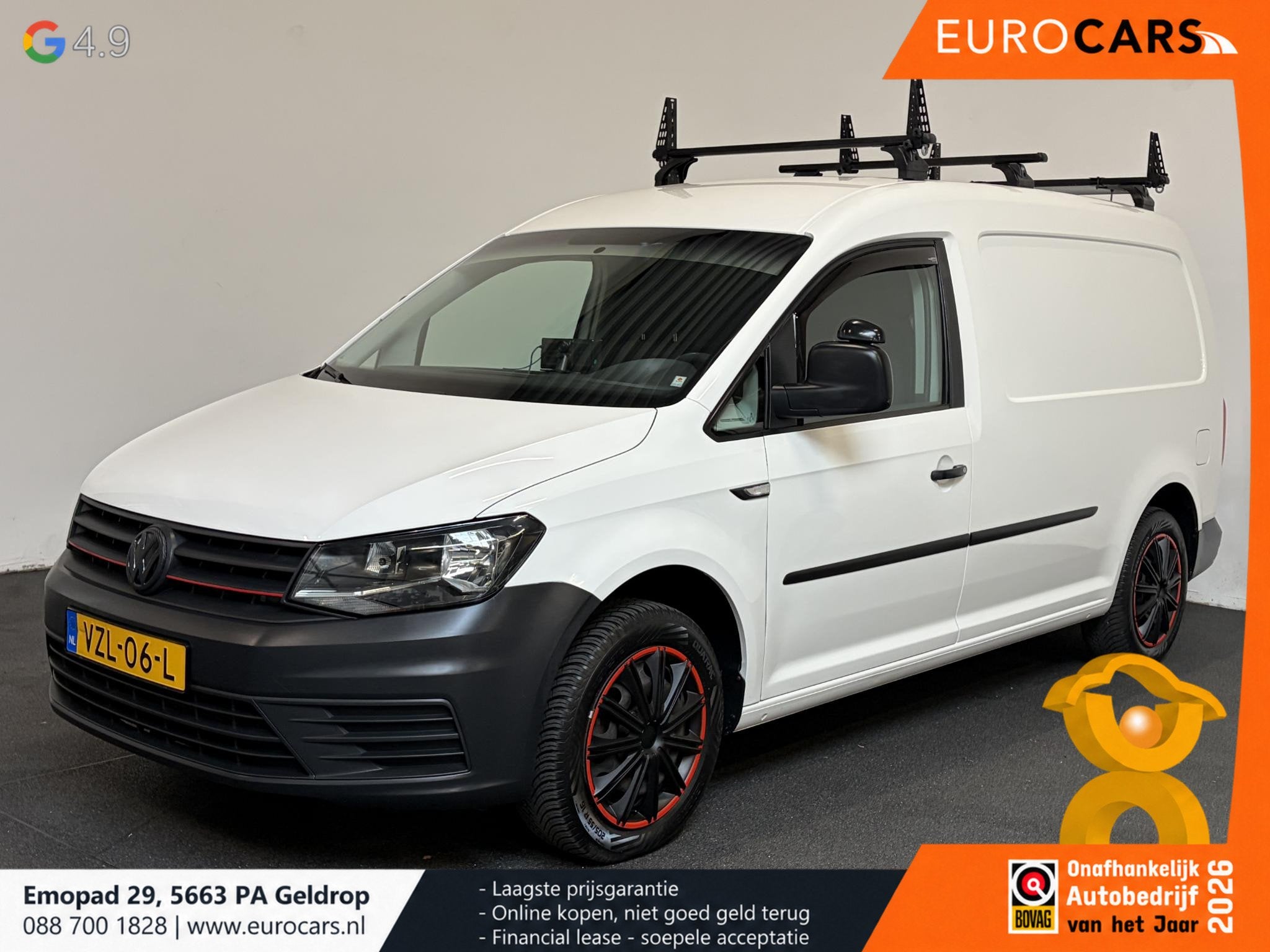 Volkswagen Caddy 2.0 TDI L2H1 BMT Maxi Trendline Airco Stoel, Auto's, Voorwielaandrijving, Gebruikt, 4 cilinders, Volkswagen