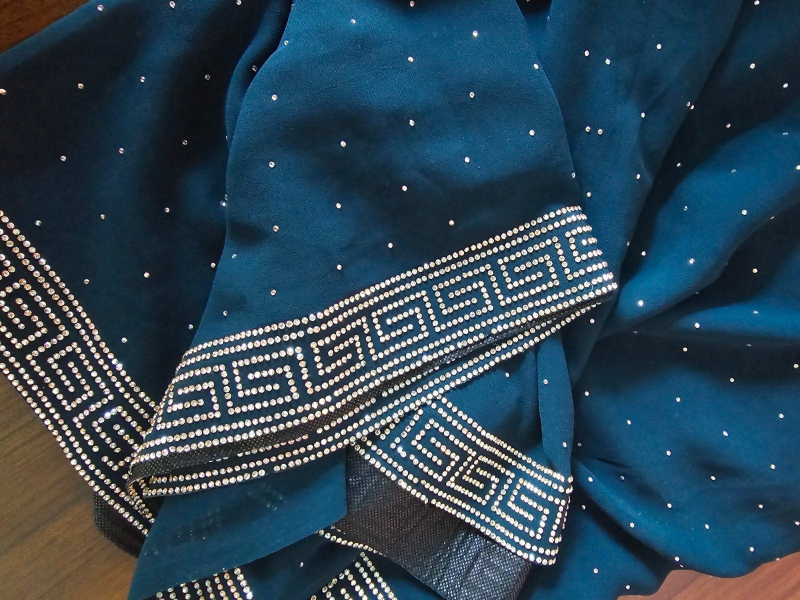 saree sari stof diwali takshita takchita bollywood indiase, Ophalen of Verzenden, Nieuw, Overige typen