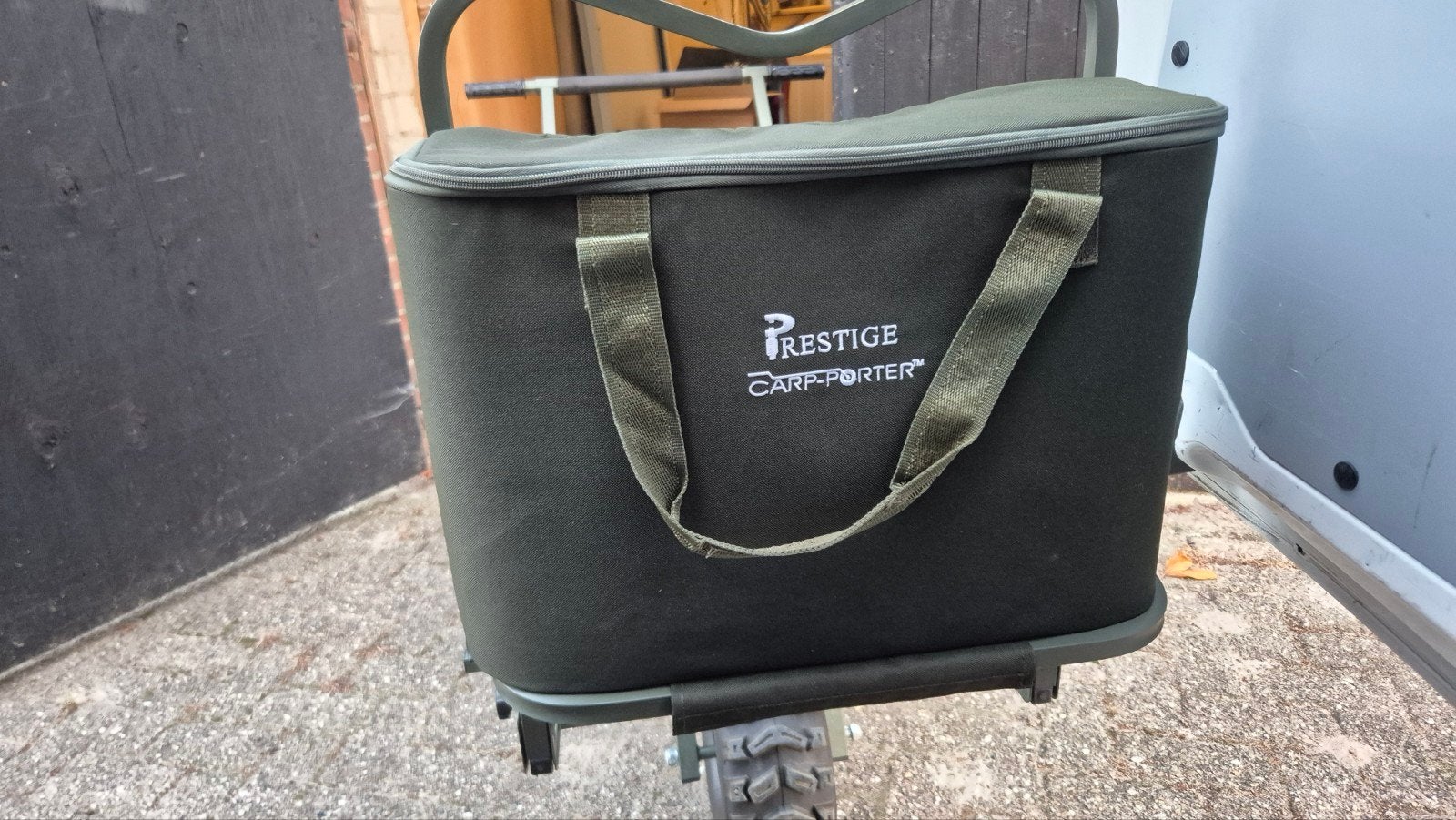 Prestige Carp-Porter frontbarrow bag, Ophalen of Verzenden, Zo goed als nieuw, Overige typen