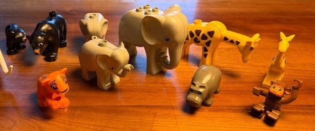 LEGO Duplo safaridieren en wilde dieren, Ophalen of Verzenden, Zo goed als nieuw, Duplo