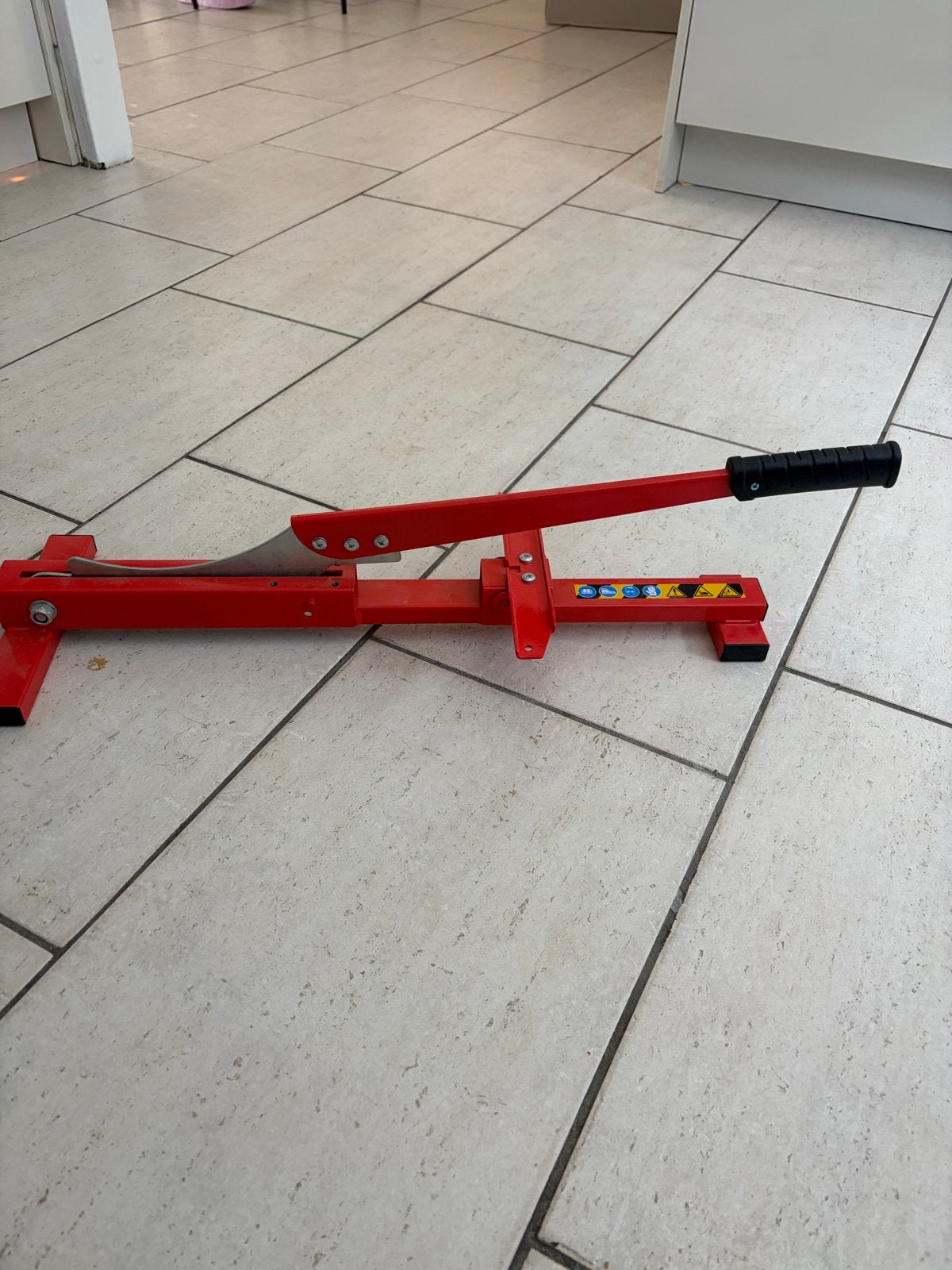 Laminaatsnijder - Handig gereedschap voor vloerleggers, Doe-het-zelf en Verbouw, Gereedschap | Handgereedschap, Ophalen, Gebruikt