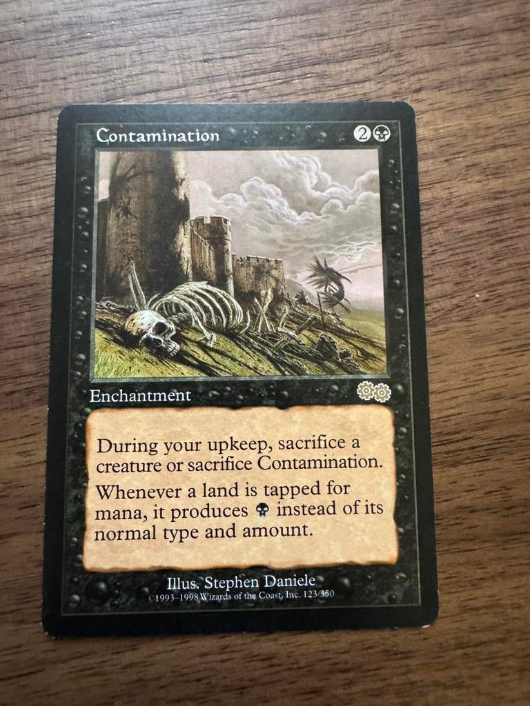 Contamination - Urza's Saga, Verzenden, Zo goed als nieuw