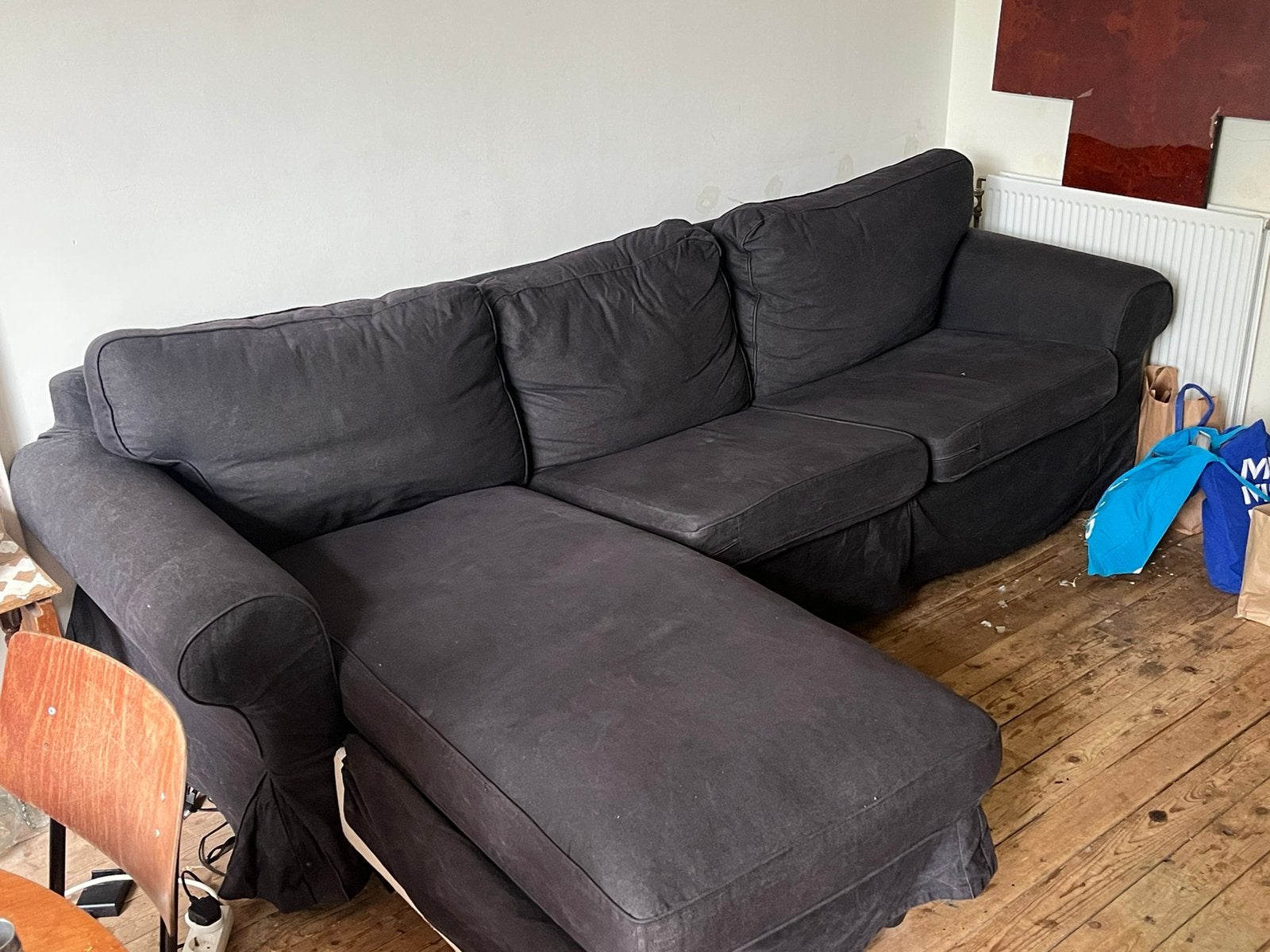 L-shaped couch, Ophalen of Verzenden, Zo goed als nieuw