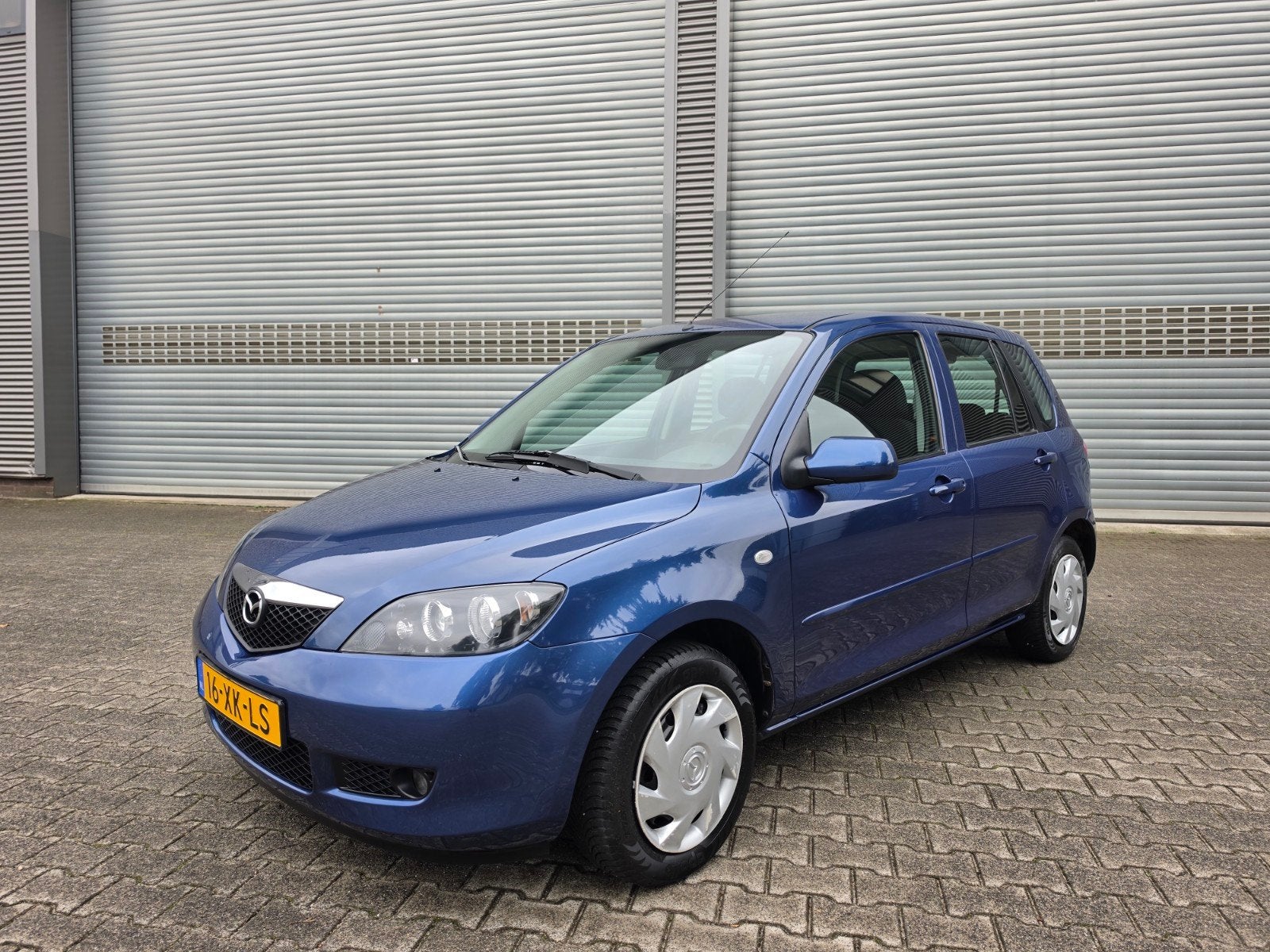 Mazda 2 1.4 16V AUT 2007 Blauw AUTOMAAT AIRCO, Auto's, 4 cilinders, Blauw, Origineel Nederlands, Bedrijf