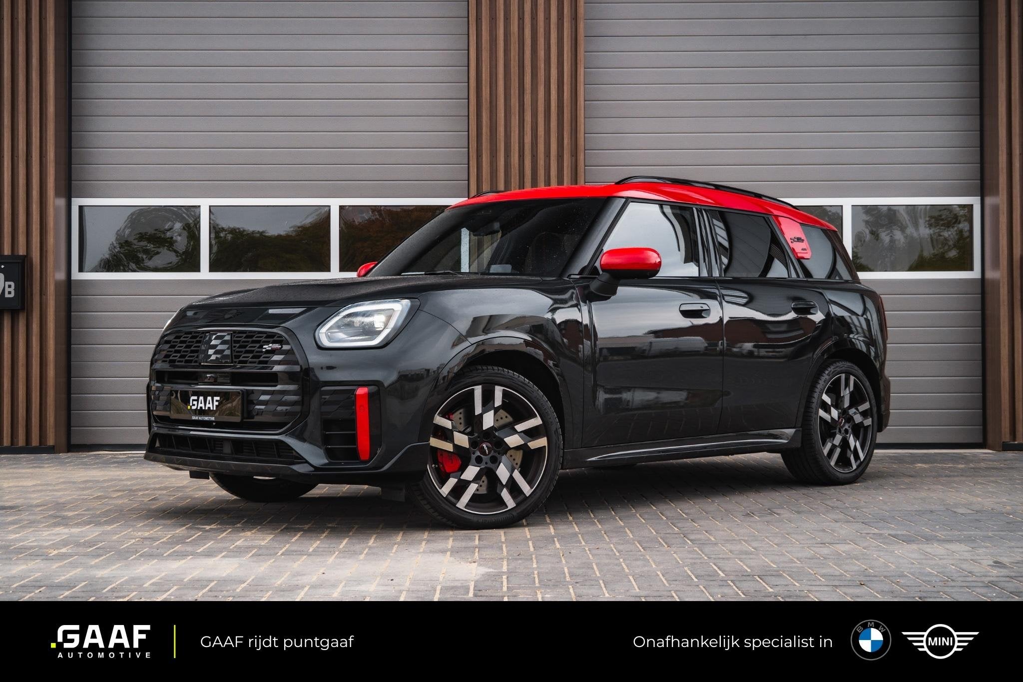 MINI Countryman John Cooper Works ALL4 |Pack XL | Panoramada, Auto's, Stof, Gebruikt, Zwart, Bedrijf