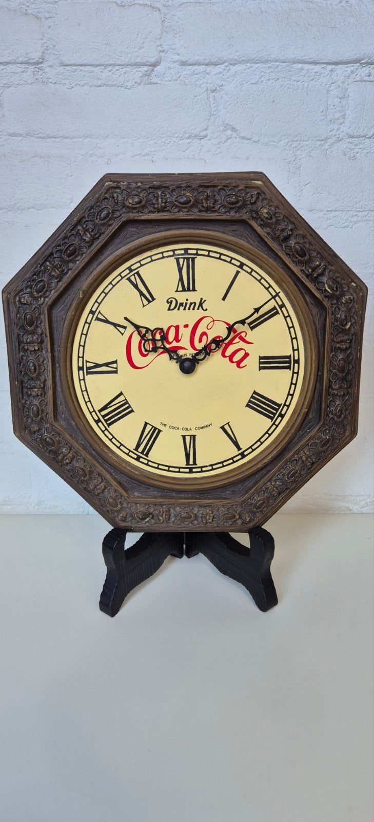 Vintage Coca-Cola wandklok / Collectors item, Ophalen of Verzenden, Gebruikt, Gebruiksvoorwerp