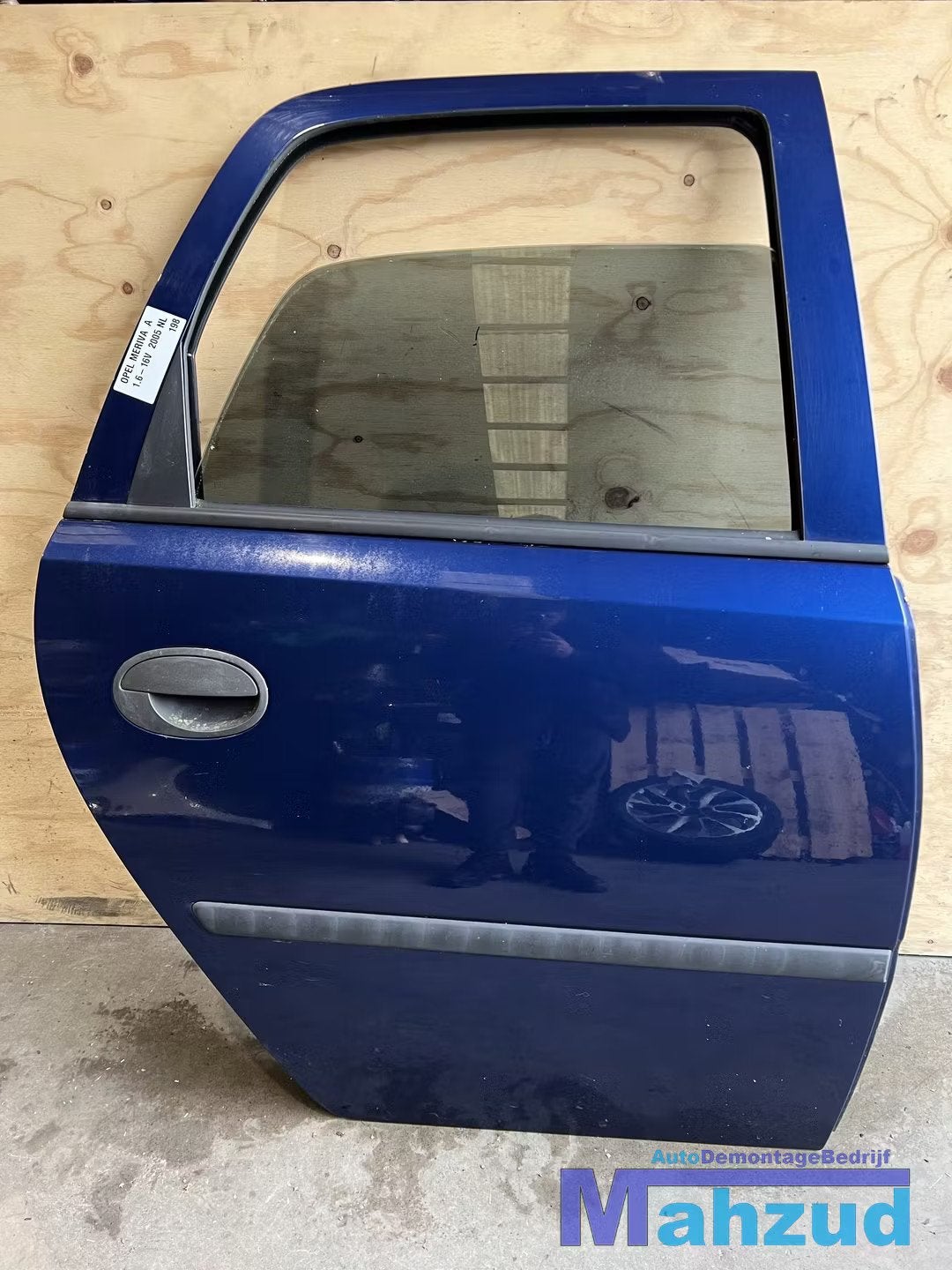 OPEL MERIVA A Z21B Blauw rechts achter deur portier 2003-201, Gebruikt, Deur, Ophalen of Verzenden, Kontakt@opel-infoservice.de