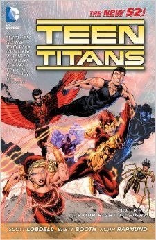 Teen Titans + swamp thing + wet moon + y the last man, Scott Lobdell, Brett Booth, Norm Rapmund, Amerika, Ophalen of Verzenden
