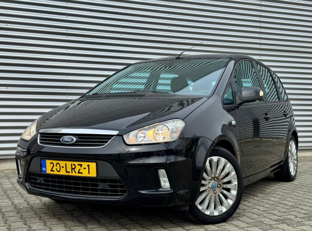 Ford C-Max 1.8 | 162.000km | 2e Eigenaar | Airco | TITANIUM, Voorwielaandrijving, Euro 5, Parkeersensor, Zwart