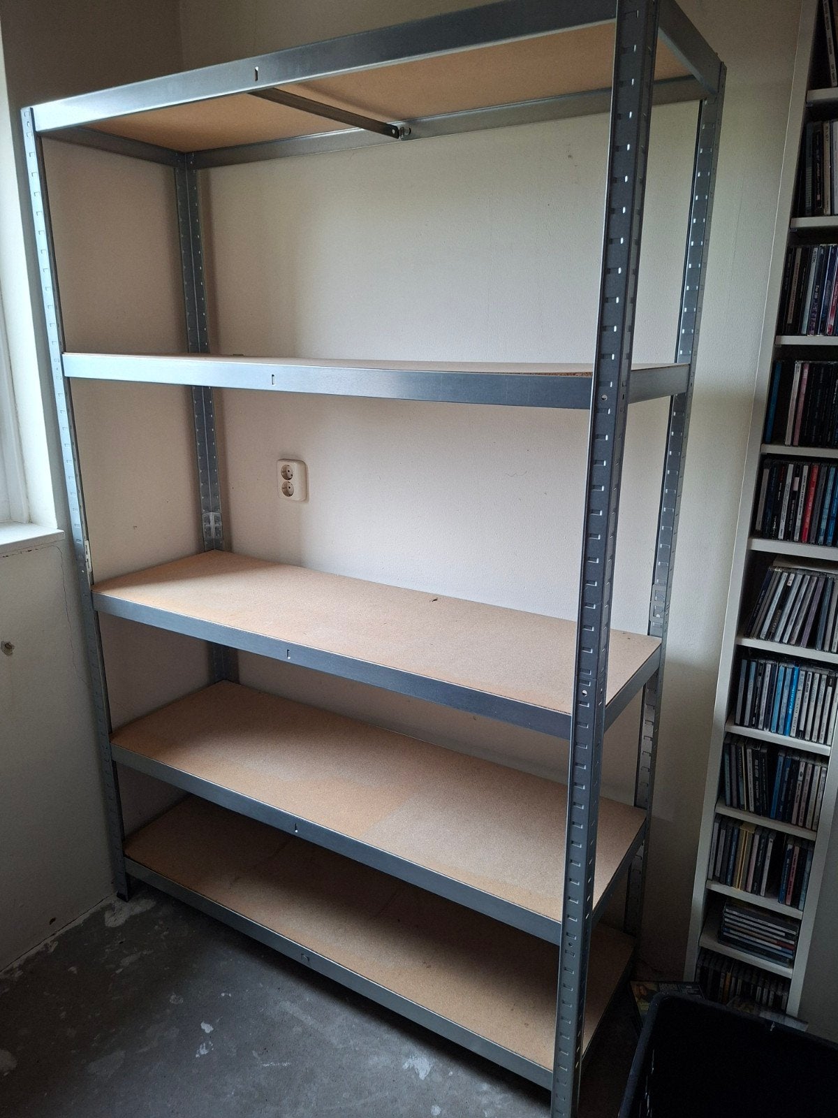 Stevige metalen stellingkast - 179x121x41 cm, Huis en Inrichting, Ophalen, Zo goed als nieuw