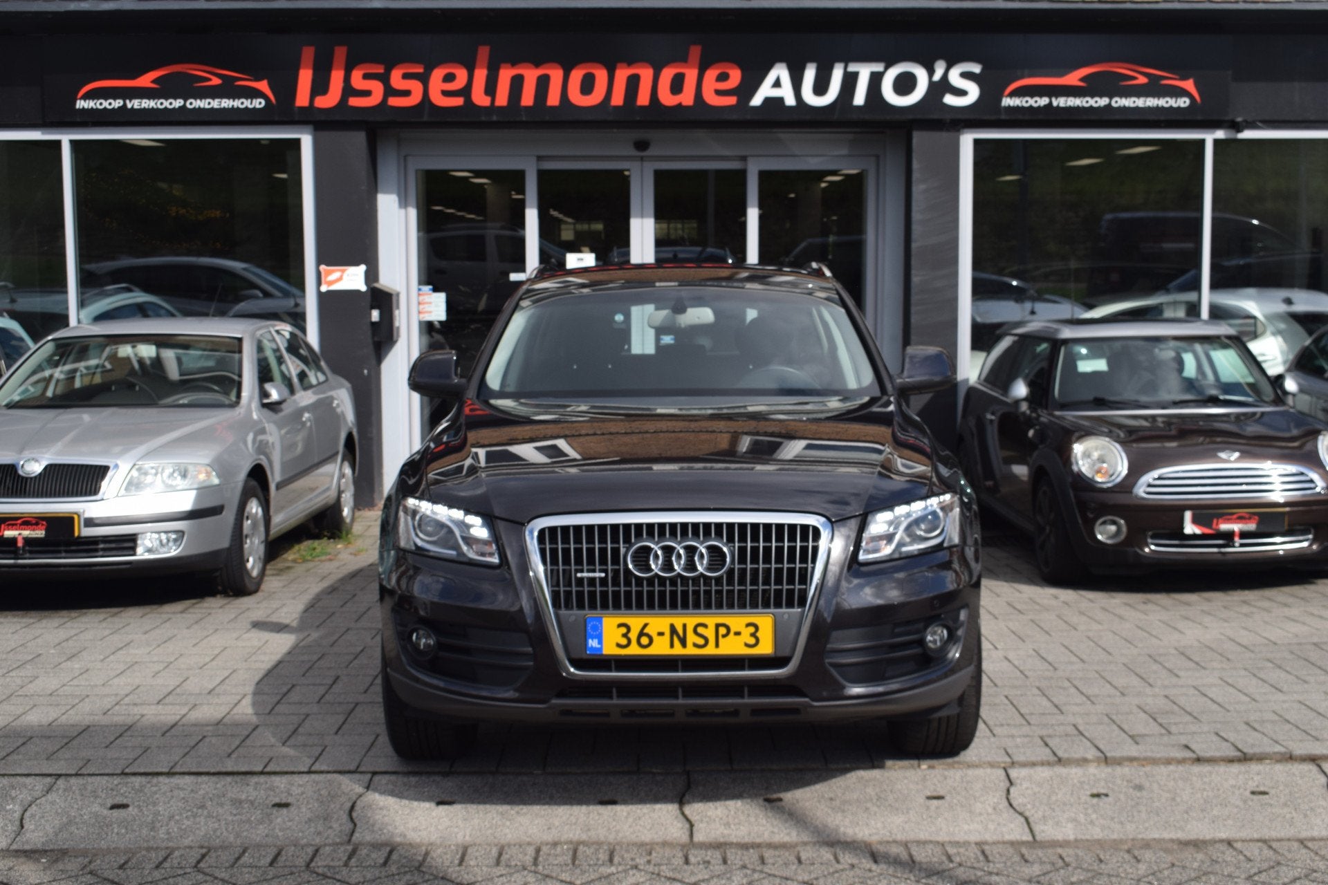 Audi Q5 2.0 TFSI quattro Pro Line Automaat Dealer Onderhoude, Automaat, Stof, Gebruikt, 4 cilinders