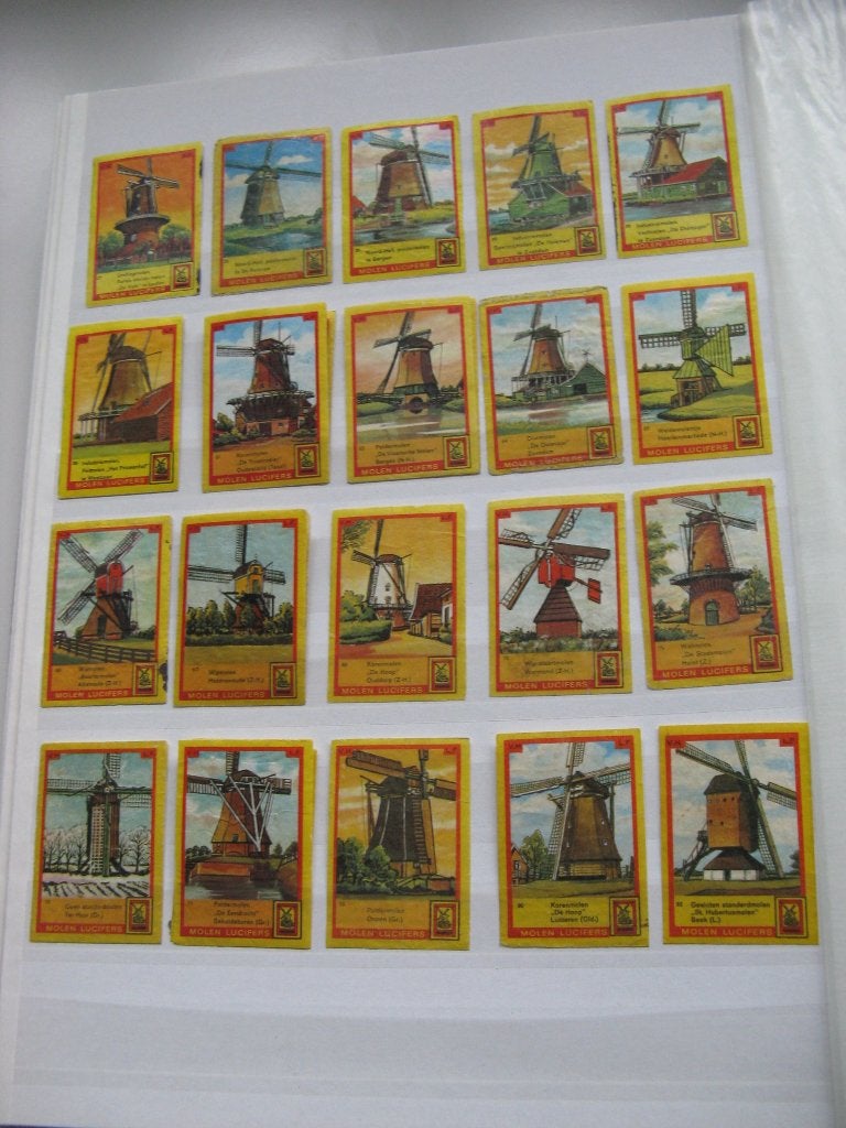 Lucifersmerken verschillende bv Molen lucifers, Verzamelen, Verzenden, Zo goed als nieuw, Sigarenbandjes
