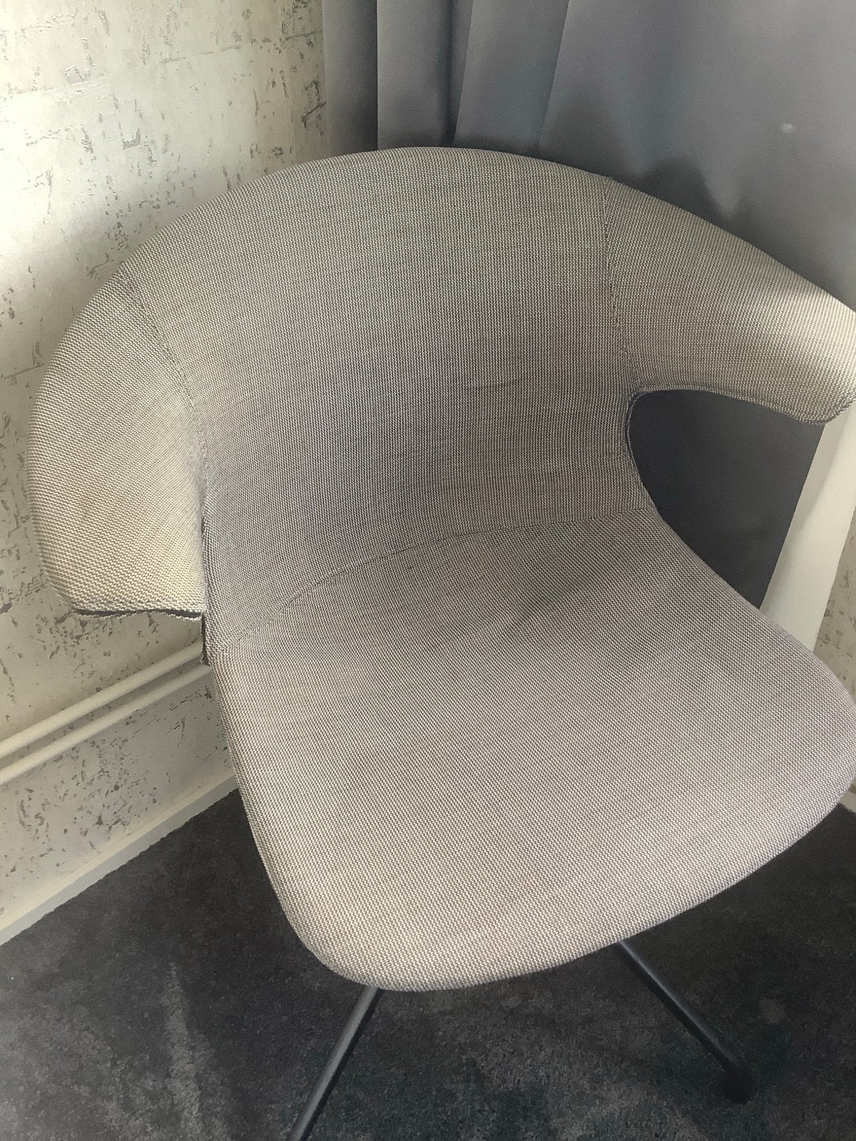 4 Infinity draai eetkamerstoelen in prima staat, Huis en Inrichting, Ophalen, Gebruikt, Vier, Stof